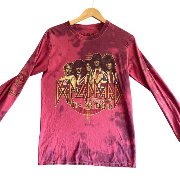 Def Leopard 83 world tour long sleeve shirt small pyromania - Picture 1 of 9